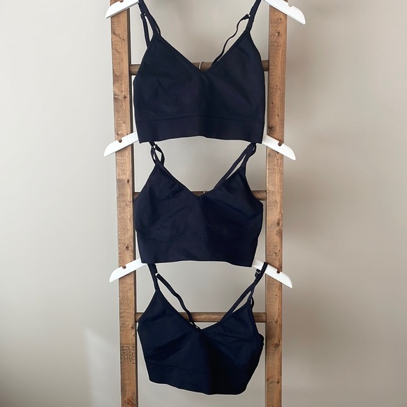 Knix Longevity Sports Bras Lot Large Black 3 - Picture 1 of 9